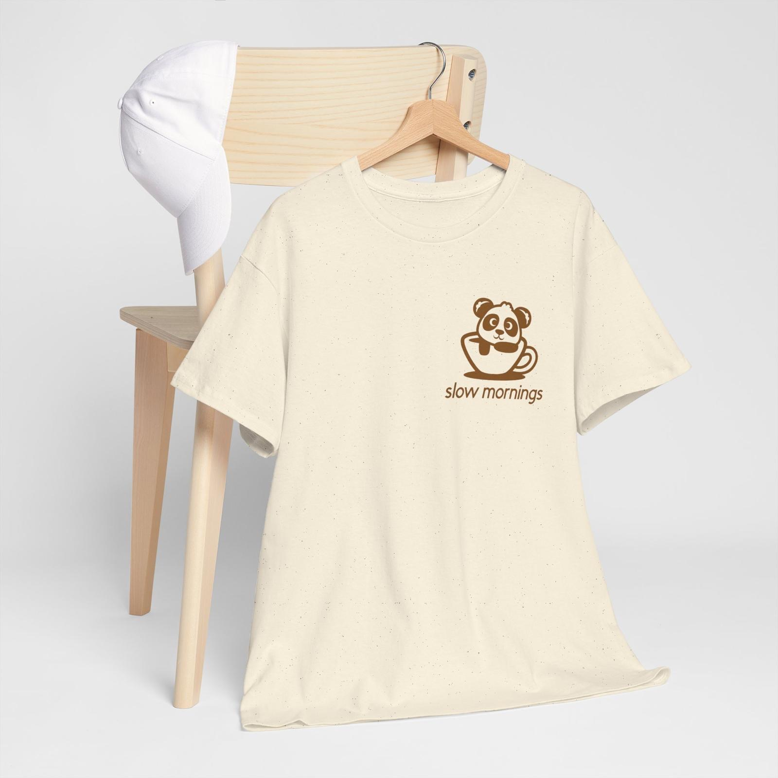Slow mornings tee